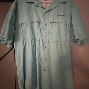 Izod Surfcaster Shirt Large Like New!